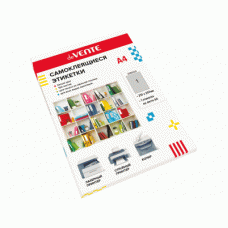 Этикетки самокл. "deVENTE" A4, белые, 210x297 мм